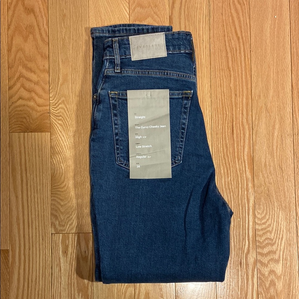 Everlane Blue Straight Jeans Classic Style
